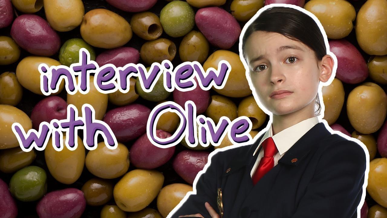 BEST. INTERVIEW. EVER. Olympia interviews Agent Olive!