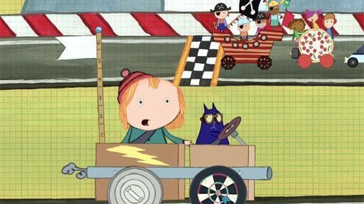 It's race day and Peg and Cat are competing against The Pirates, The Teens, and The Pig.