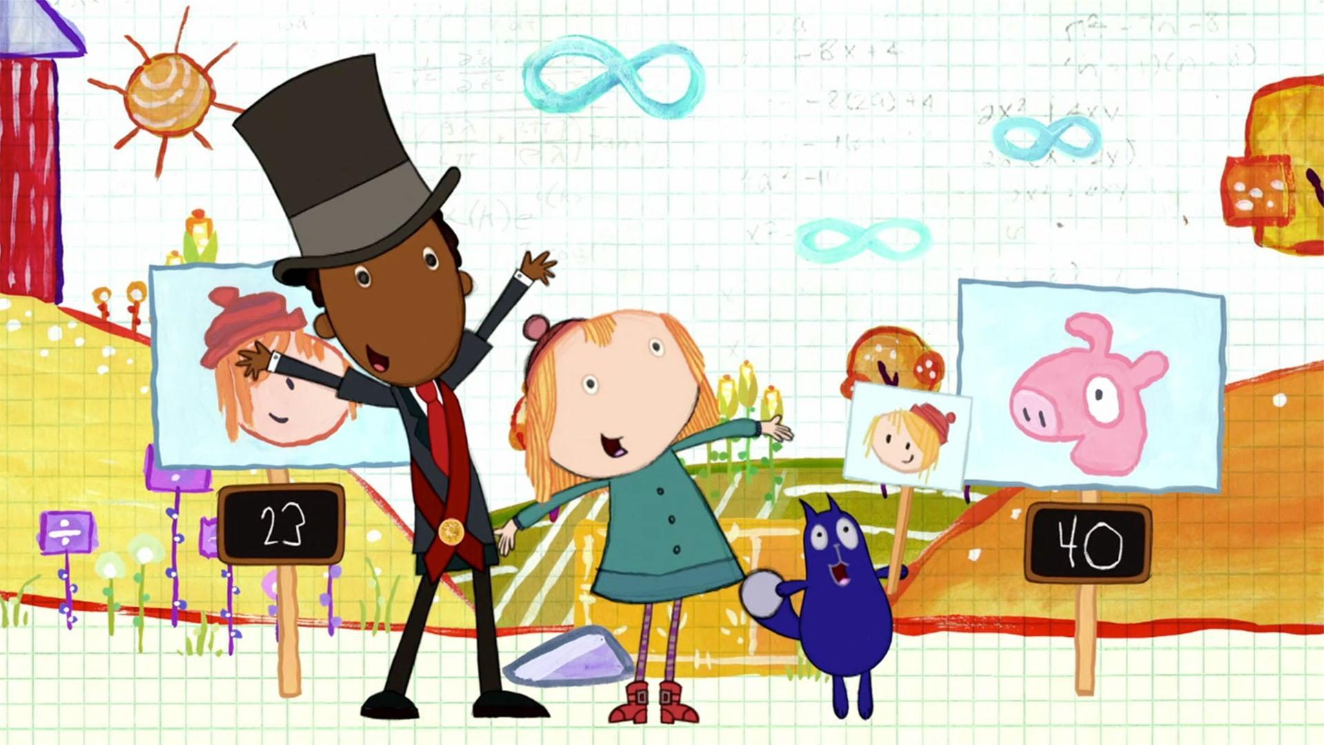 Peg and Cat try to win the votes of 100 chickens. / The Littlest Chicken leaves the flock.
