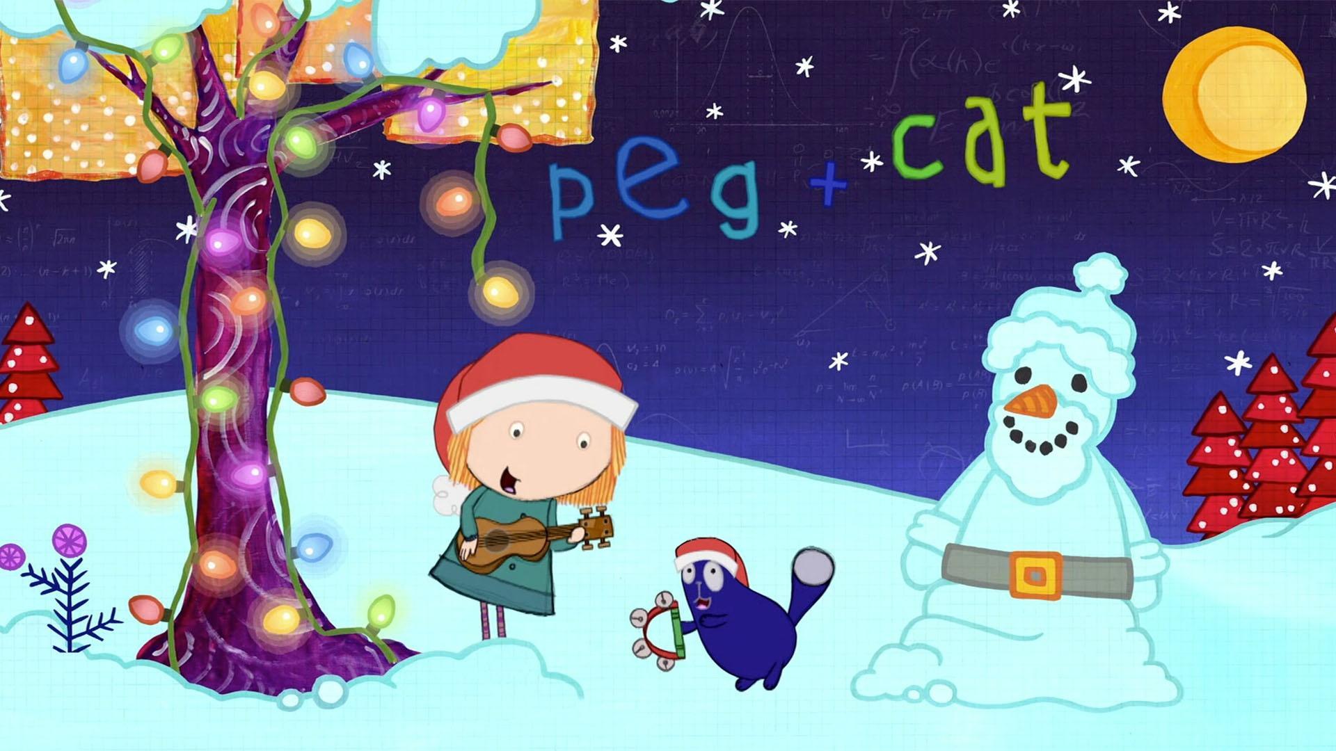 Peg and Cat count to 20 to the tune of "Jingle Bells".