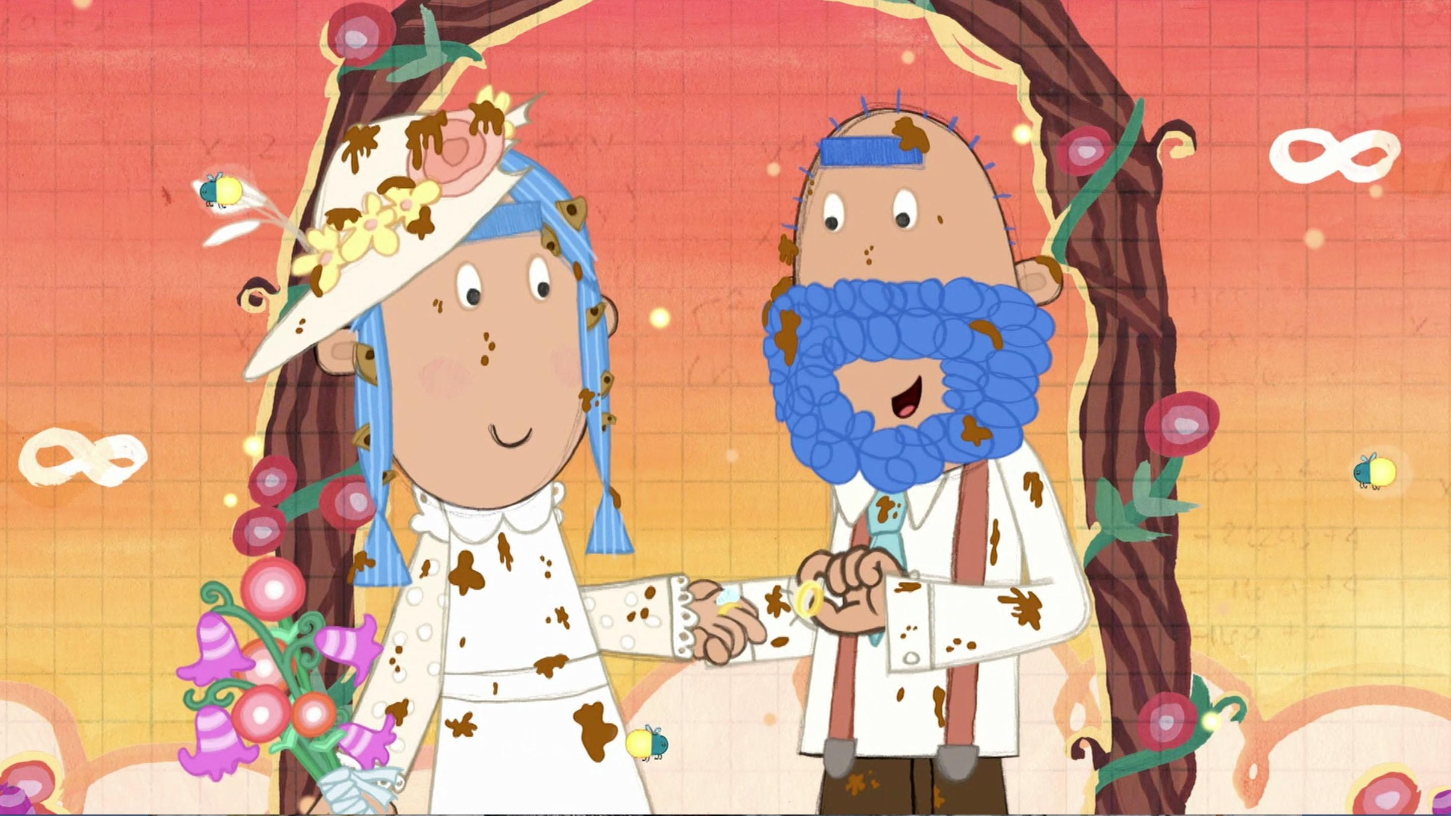 The Giant loses the ring he's planning to give Giantess./Peg and Cat organize the wedding.
