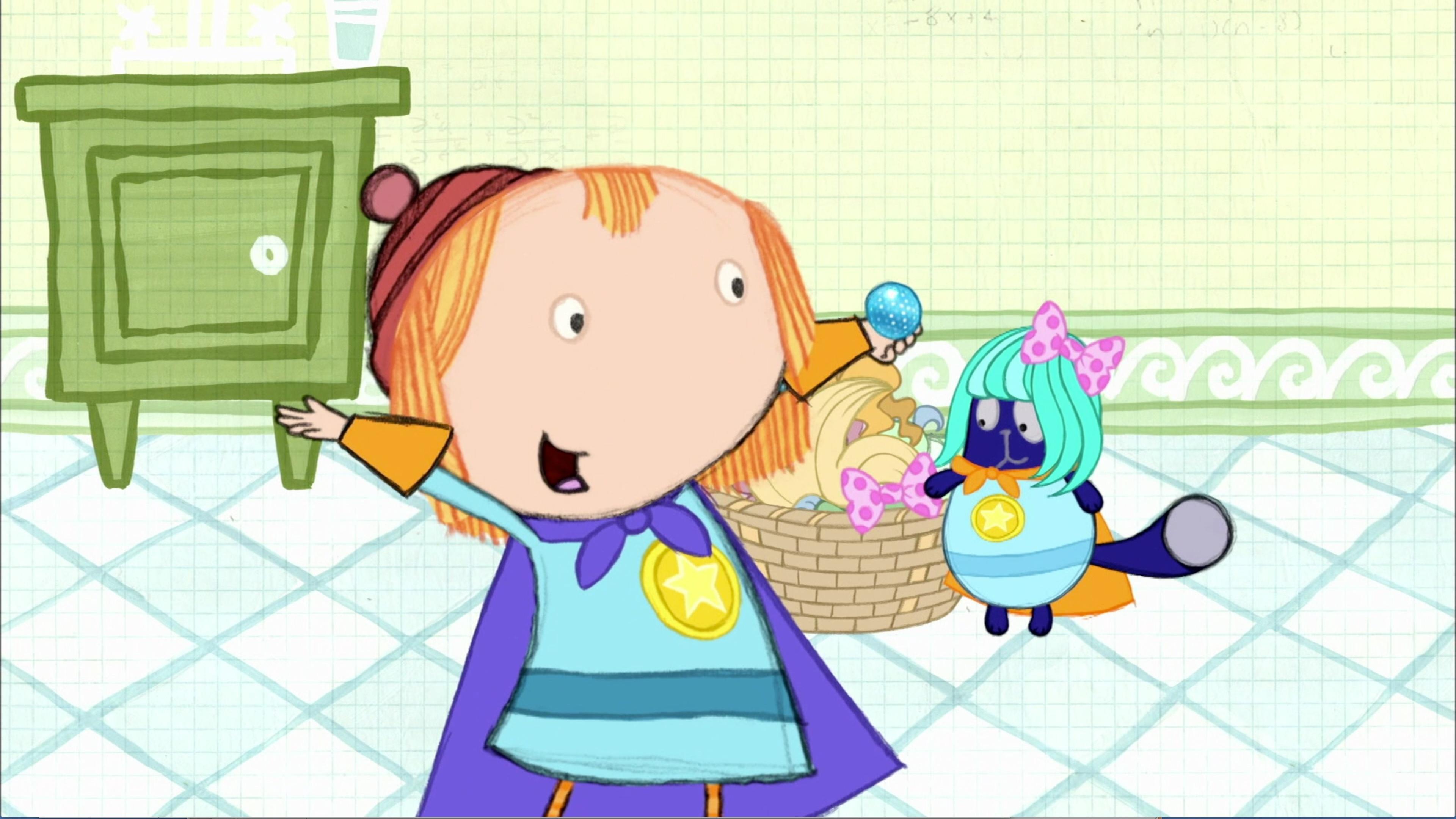 Super Peg and Cat Guy fix everyone's hair.