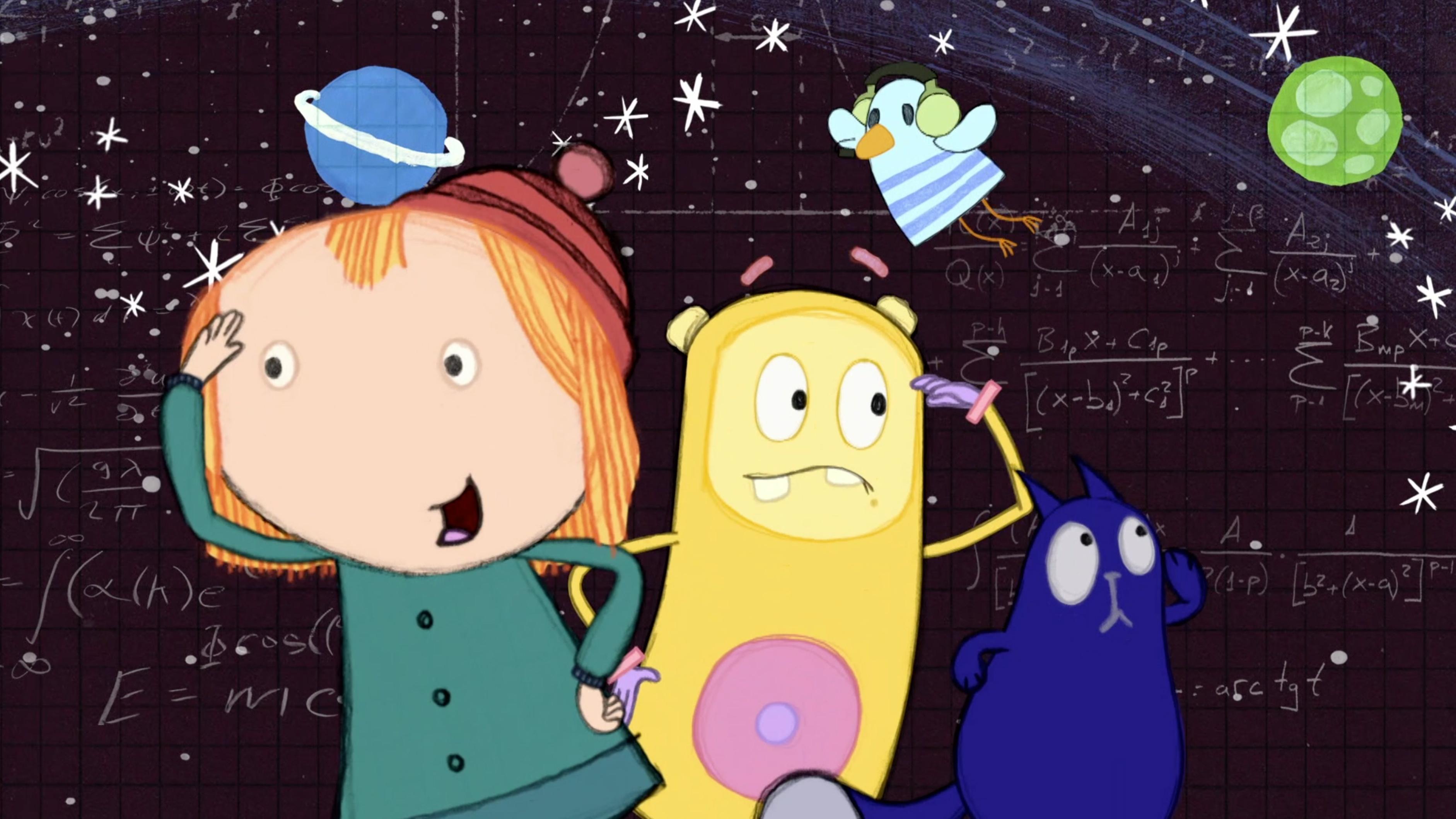 Peg and Cat's spaceship had a rough landing and lost a bunch of shapes.