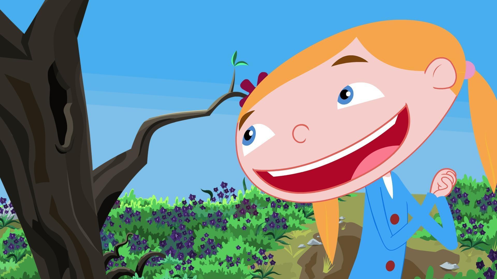A tree grows in Clementine’s backyard.
