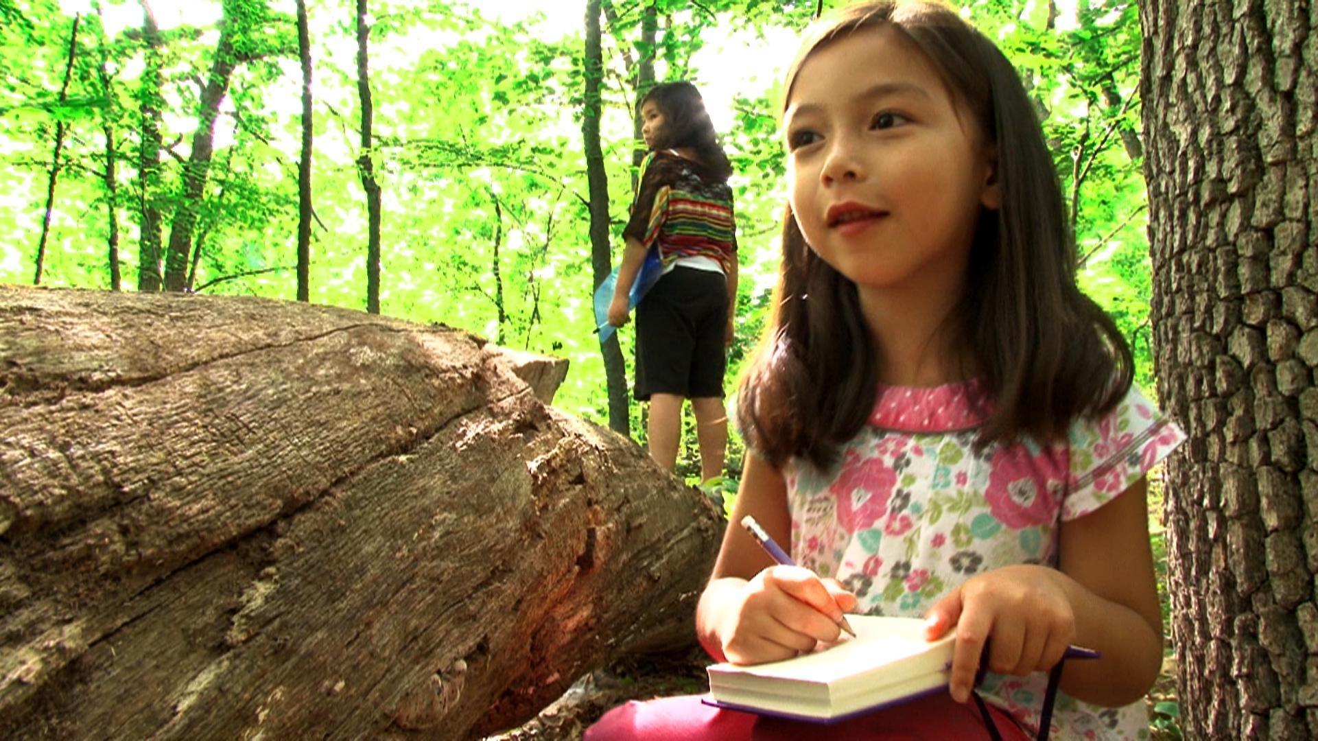 Ranger Jesse leads a group of city kids on a forest adventure.