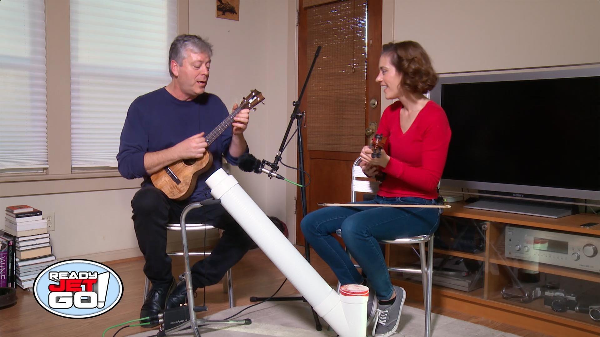 Astronomer Amy Mainzer demonstrates how you can see sound waves.