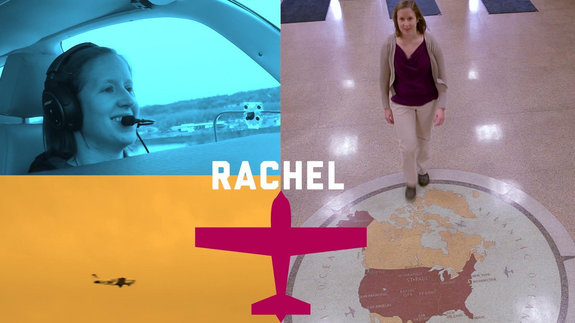 Meet Rachel, a pilot who's life-long love of flying really took off!