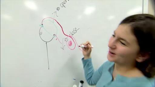 The team meets AnnMarie, a mechanical engineer, at her design lab to build a prototype.