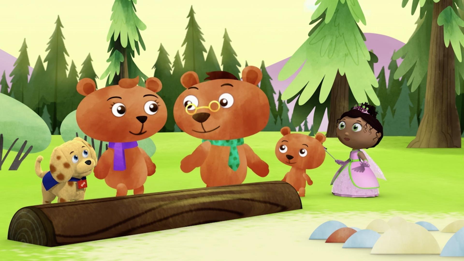 Whyatt and Pig want to play camp out, but they can't agree on where to put their tent.