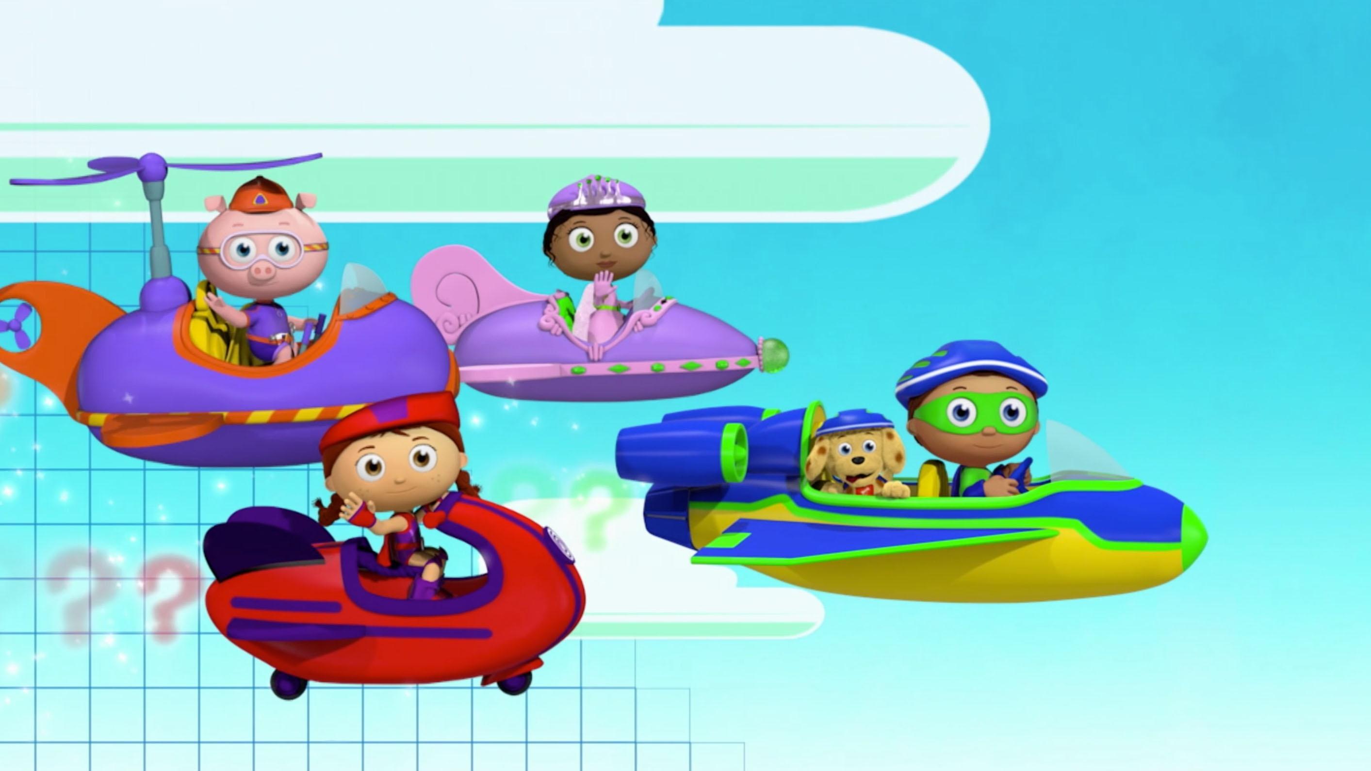 The Super Readers fly into a digital book!