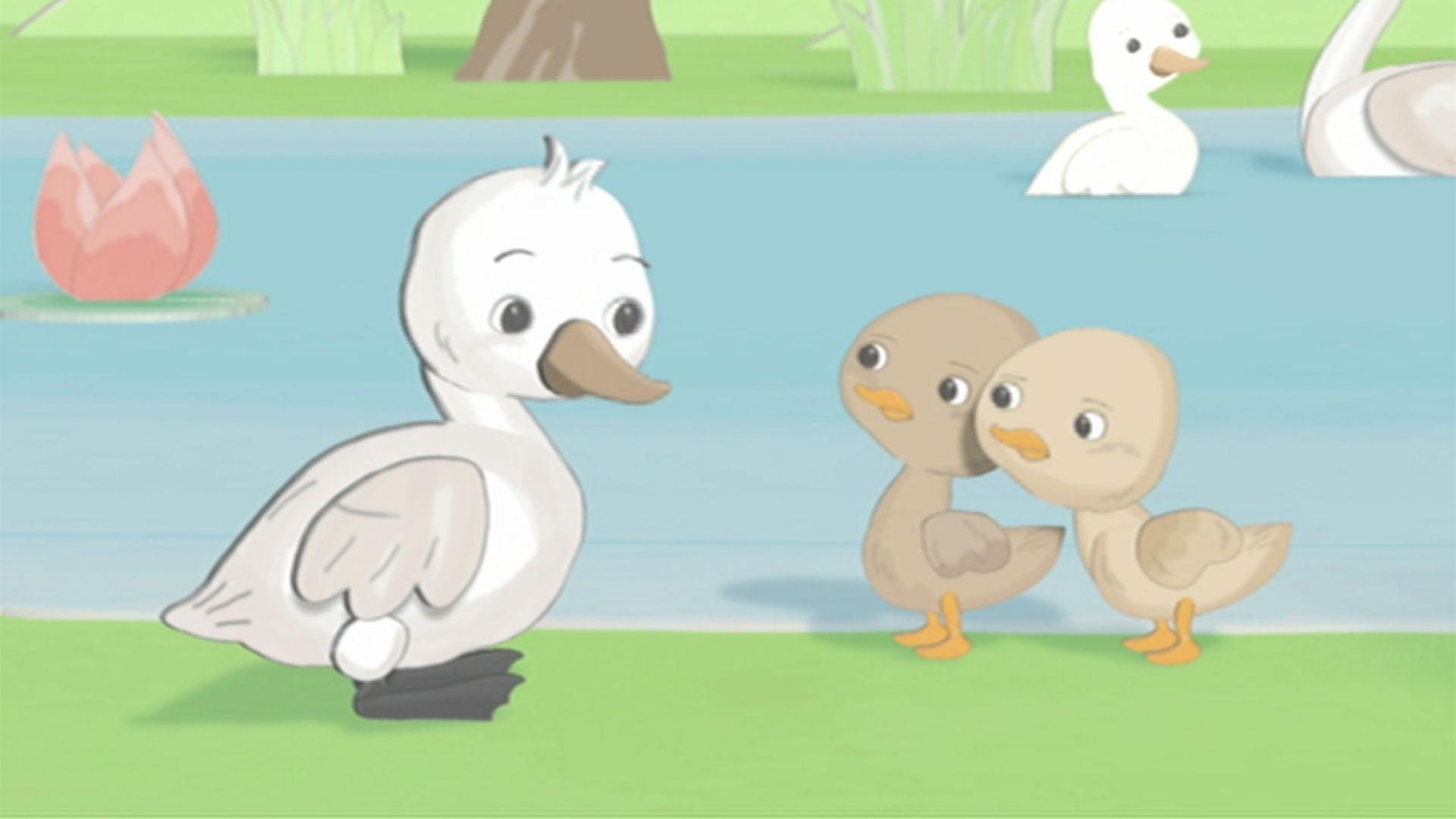 Super Why helps Duckling accept himself as he is, while Pig learns about growing up.