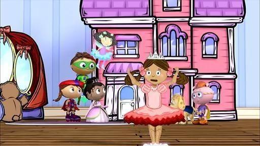 The Super Readers meet a ballerina with a bad case of stage fright.