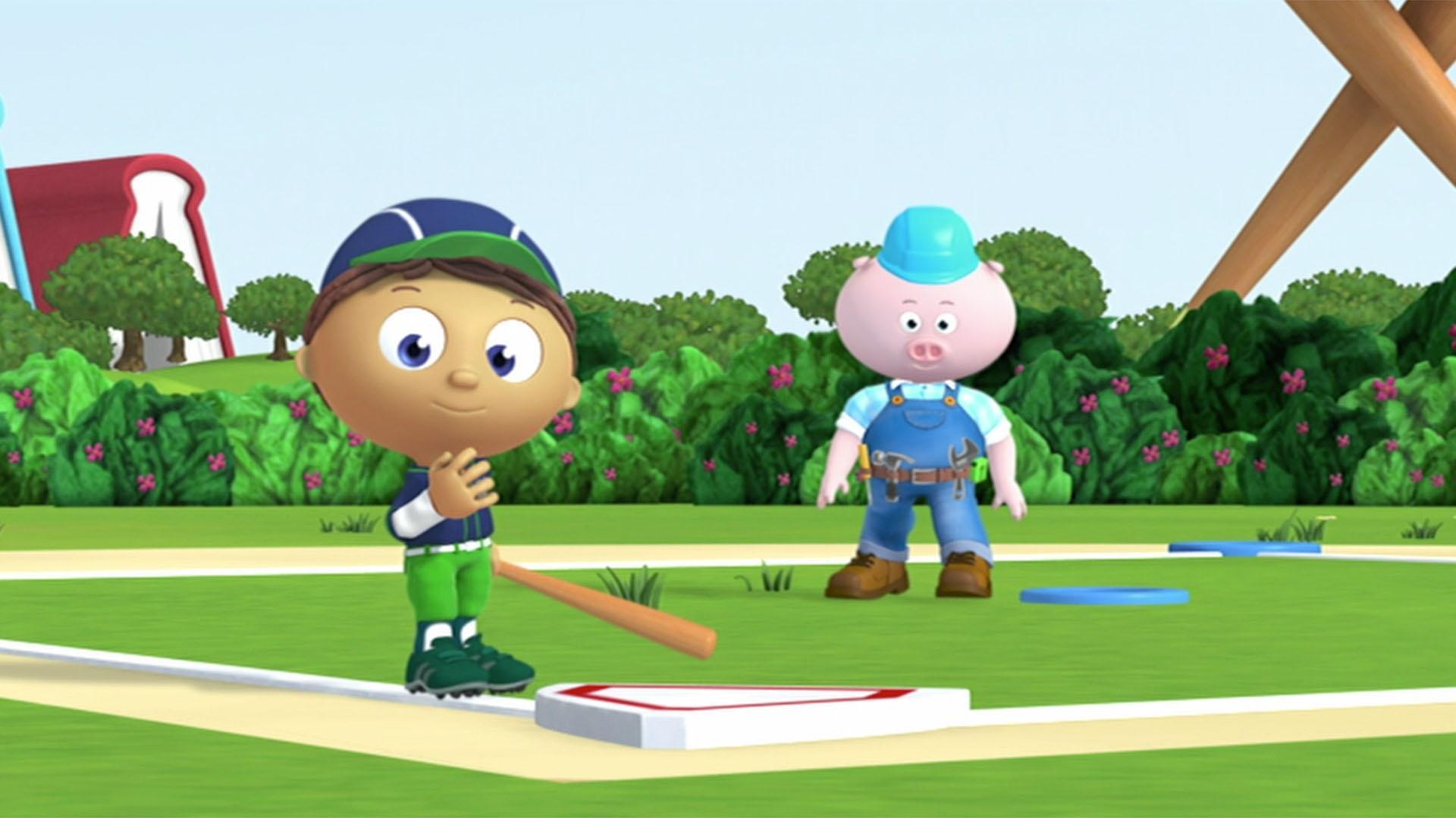The gang tells Whyatt how practice will allow him to get better in baseball.