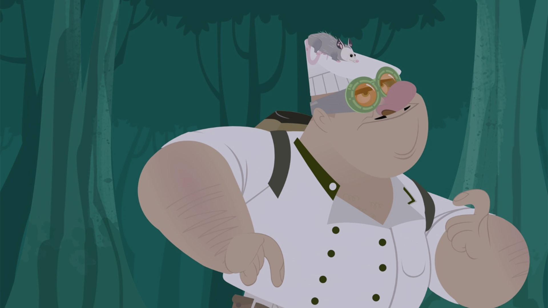 The Kratts realize that their new marsupial friend has gone missing in the forest.