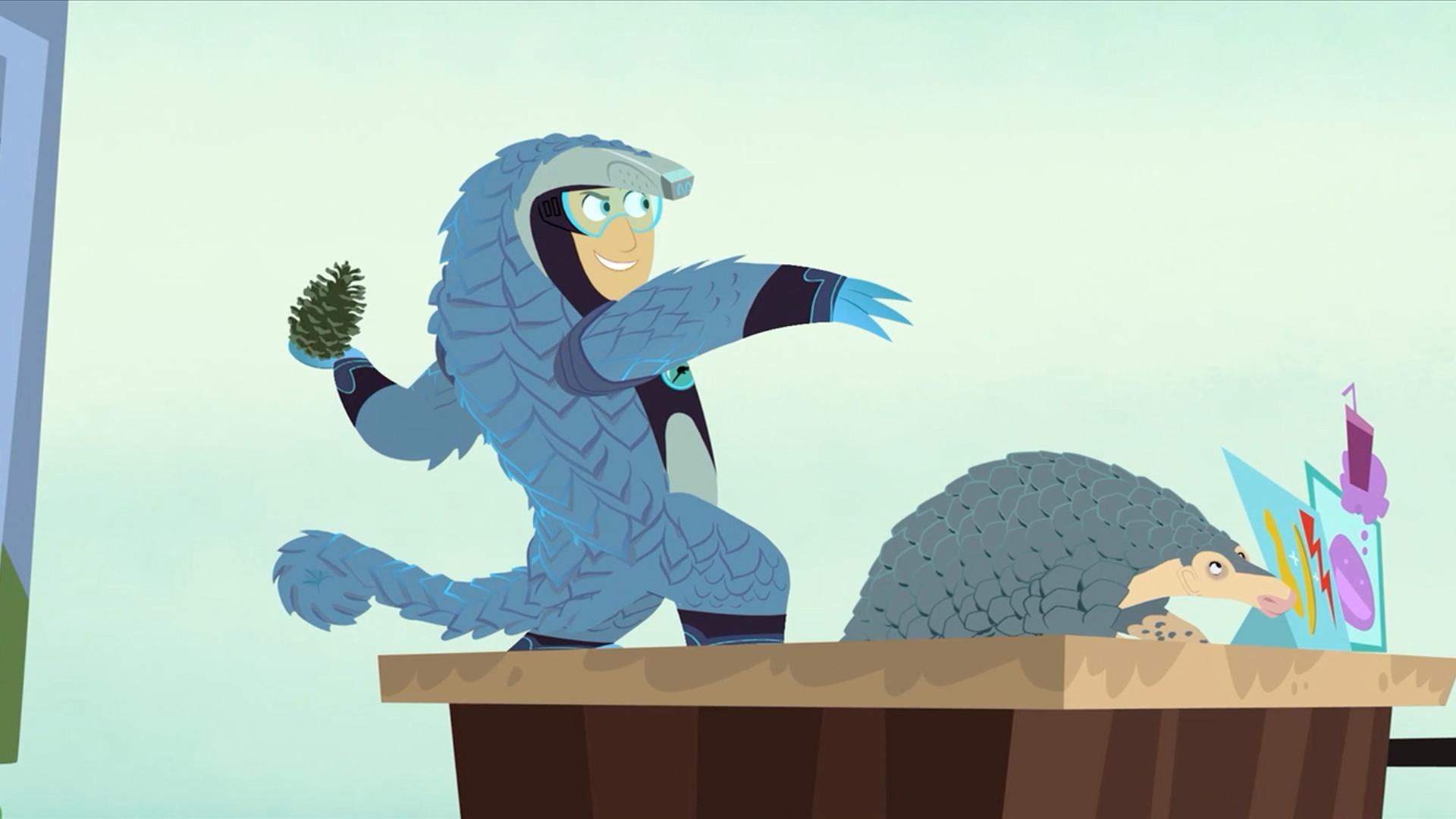 Martin goes on a creature rescue mission to save Chris and the pangolins from Gourmand.