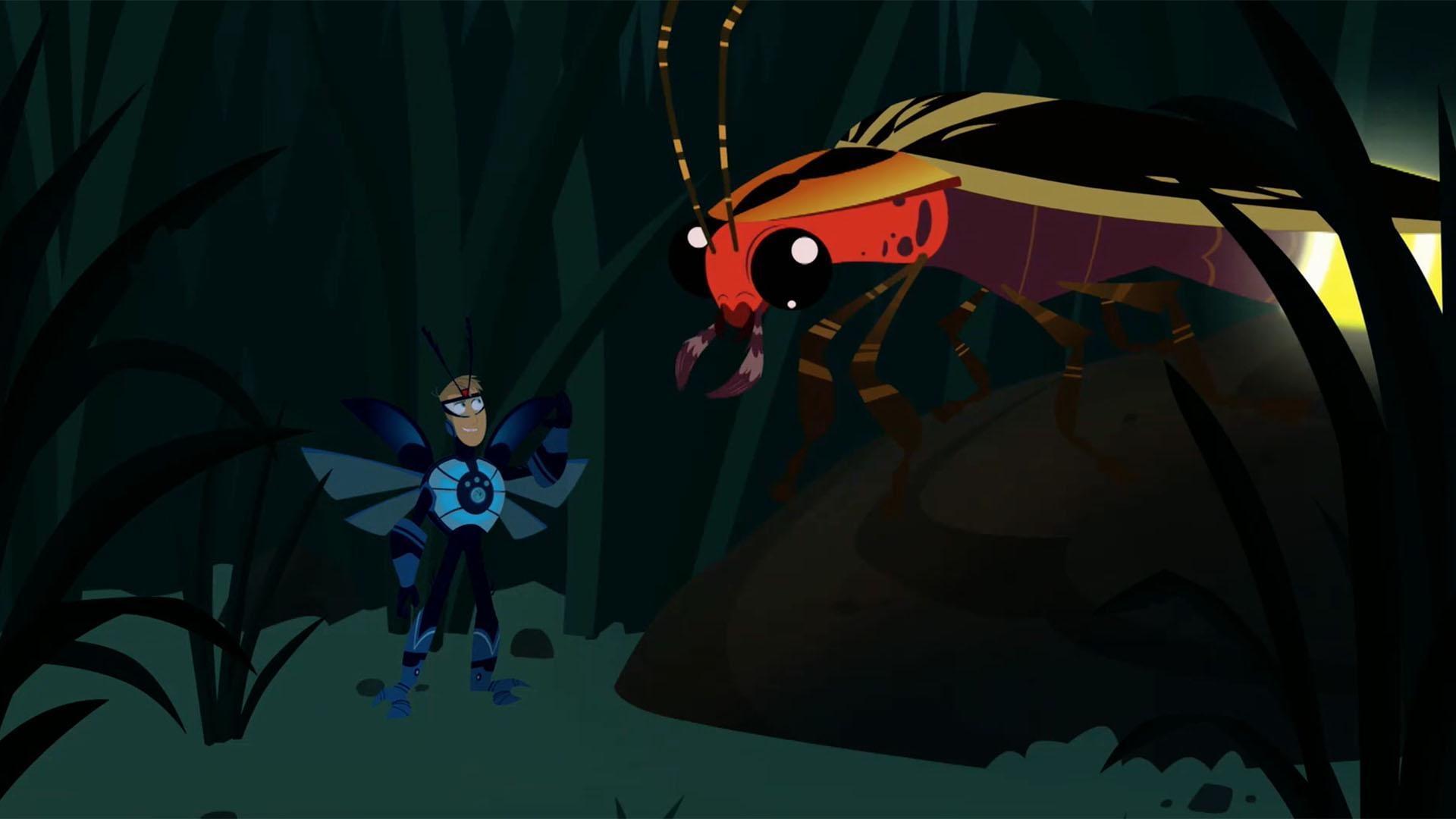 Martin runs into a predatory firefly that tries to eat him for lunch!
