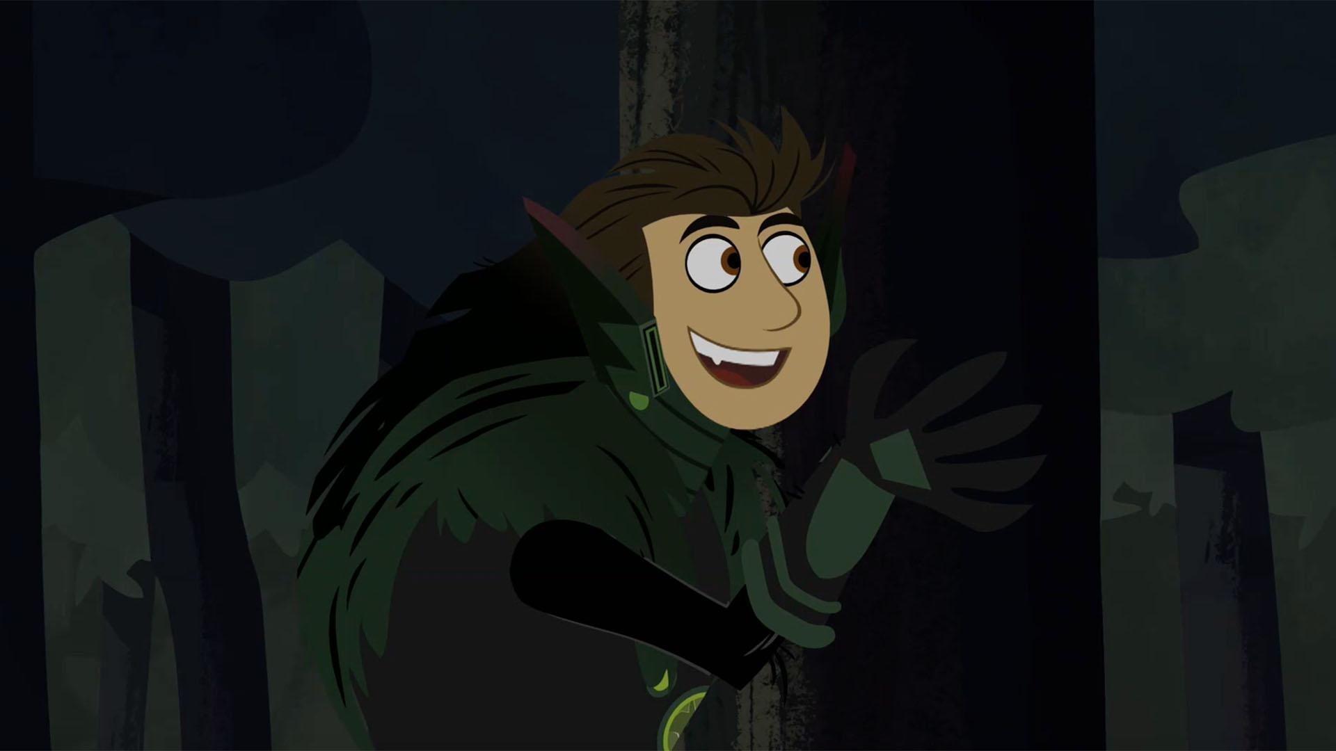 Chris's creature senses are heightened when he activates his tasmanian devil power suit