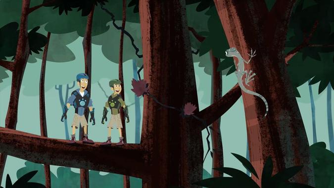 Wild Kratts - Draco Lizard: Creature Power Video | PBS KIDS