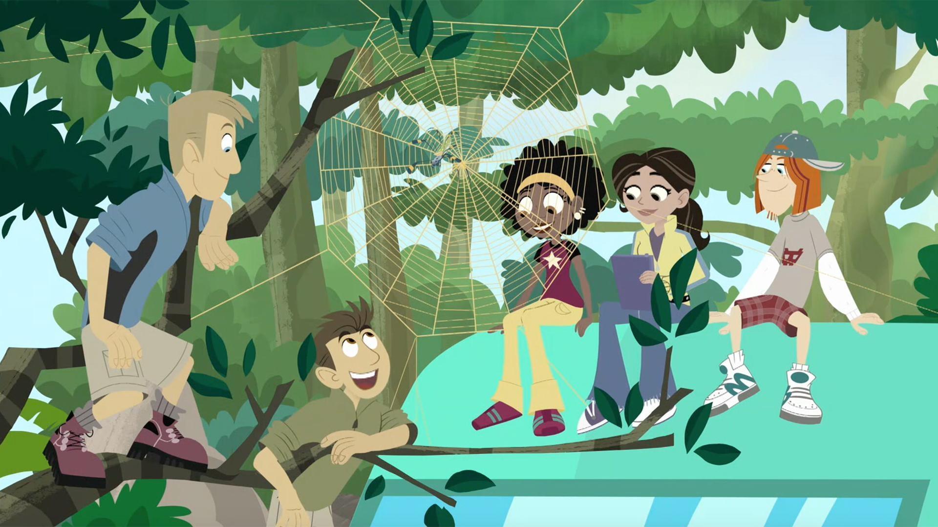 The gang discusses all of the possible things the spider's silk can be used for