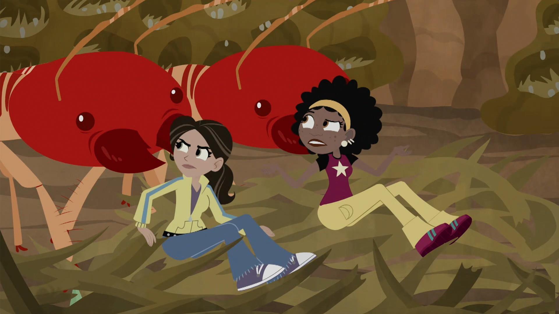 Aviva and Koki get carried by termites to the place where their food is made.