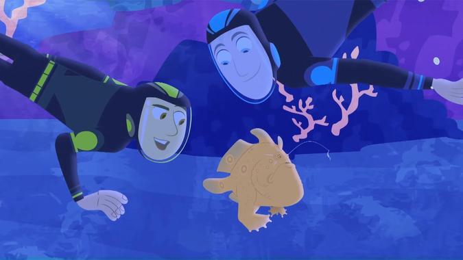 Wild Kratts - Frogfish: Creature Power Video | PBS KIDS