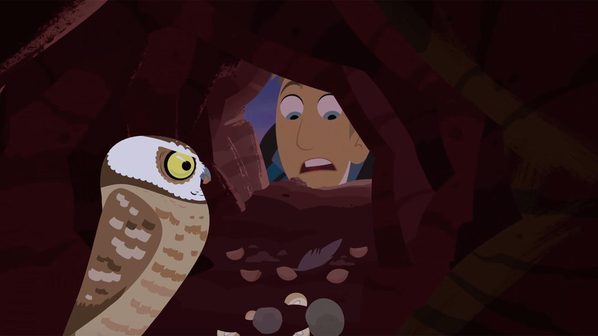The bros encounter a burrowing owl and learn about its ways of catching prey