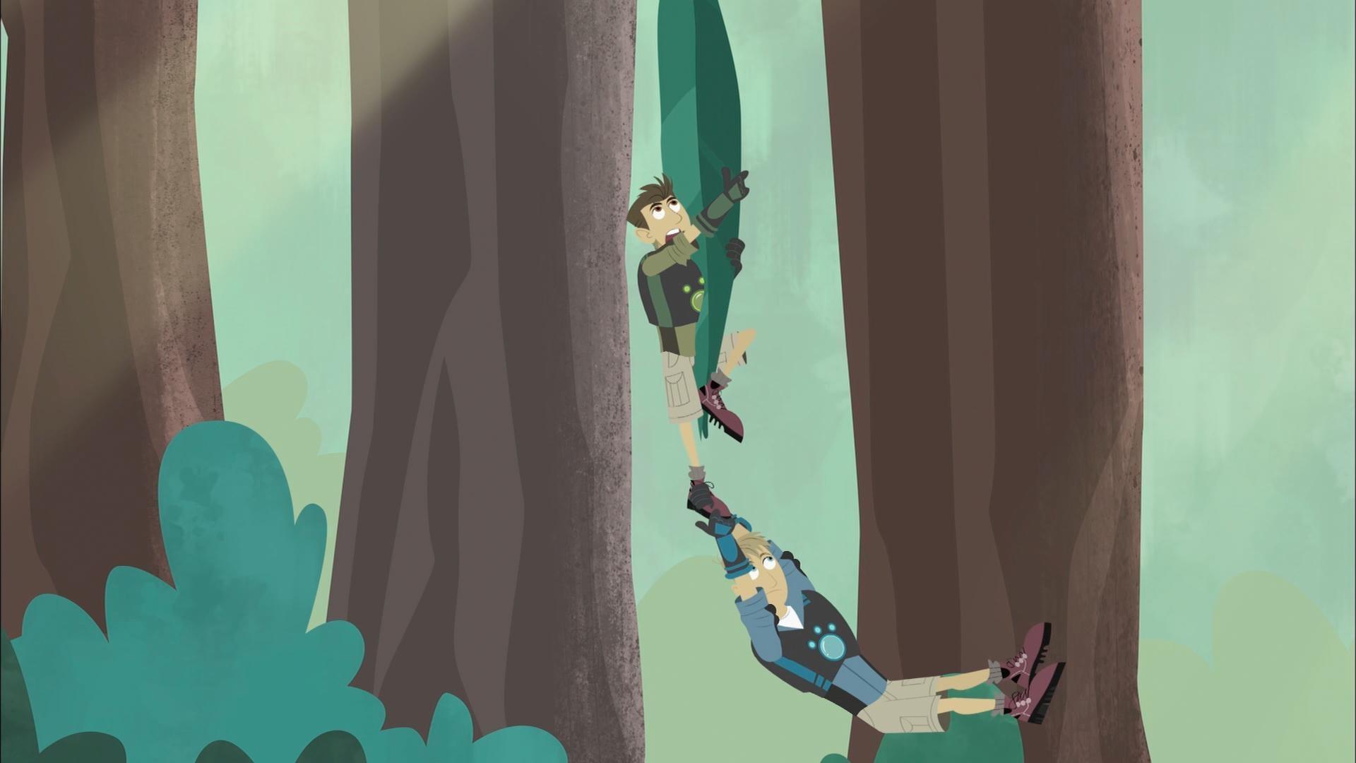 Chris and Martin experience the archerfish's power firsthand.