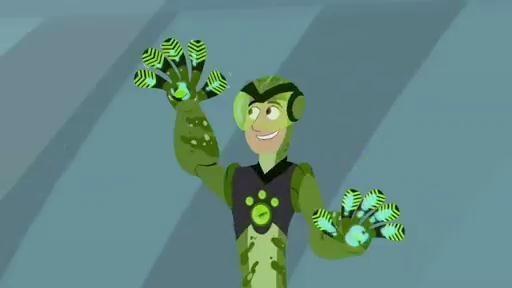 The Kratts investigate a reptile called a Gecko, and learn about its "handy" abilities.