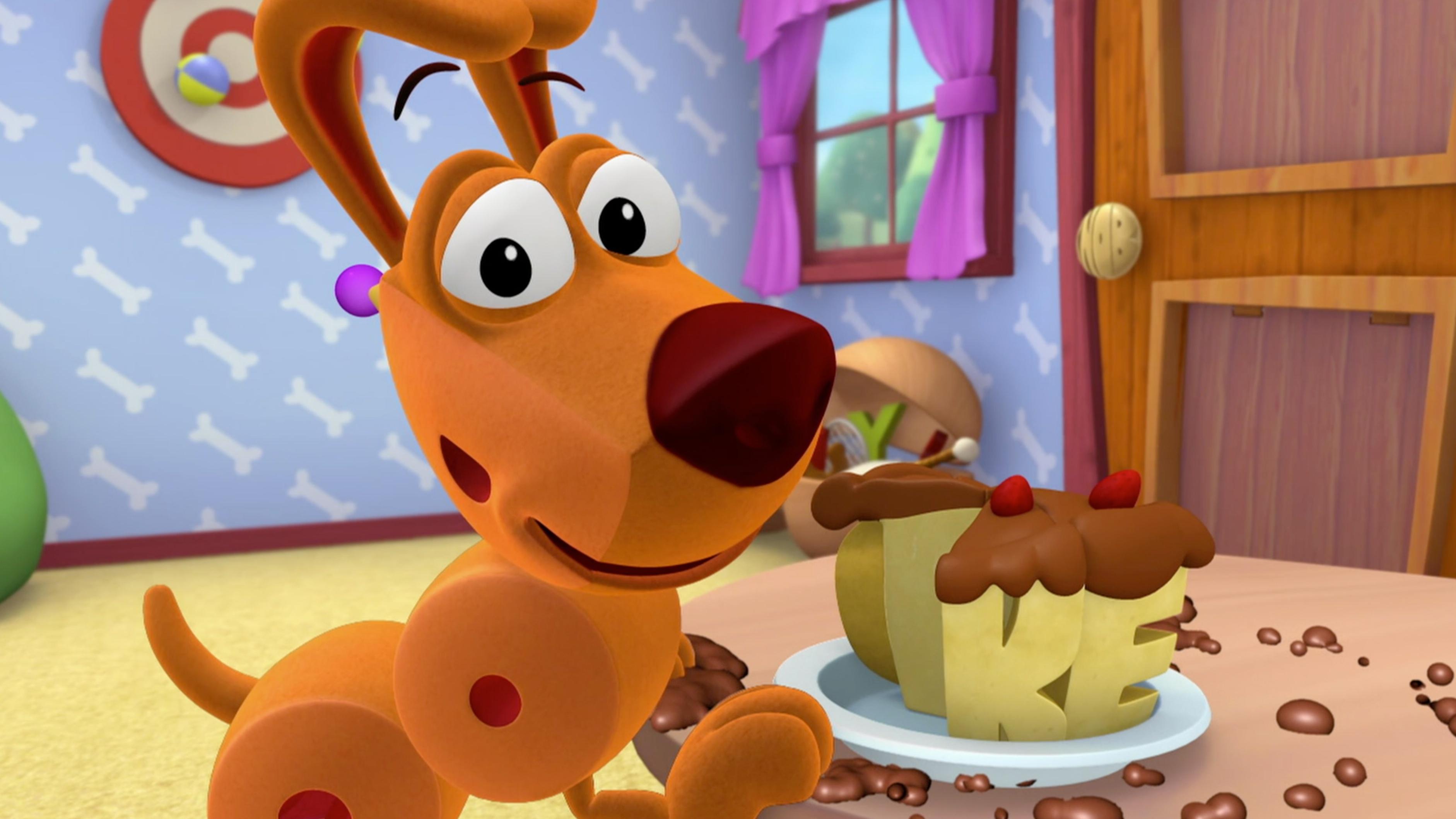 Bear and Sheep break a delivery meant for Cat. / It's Dog's birthday!