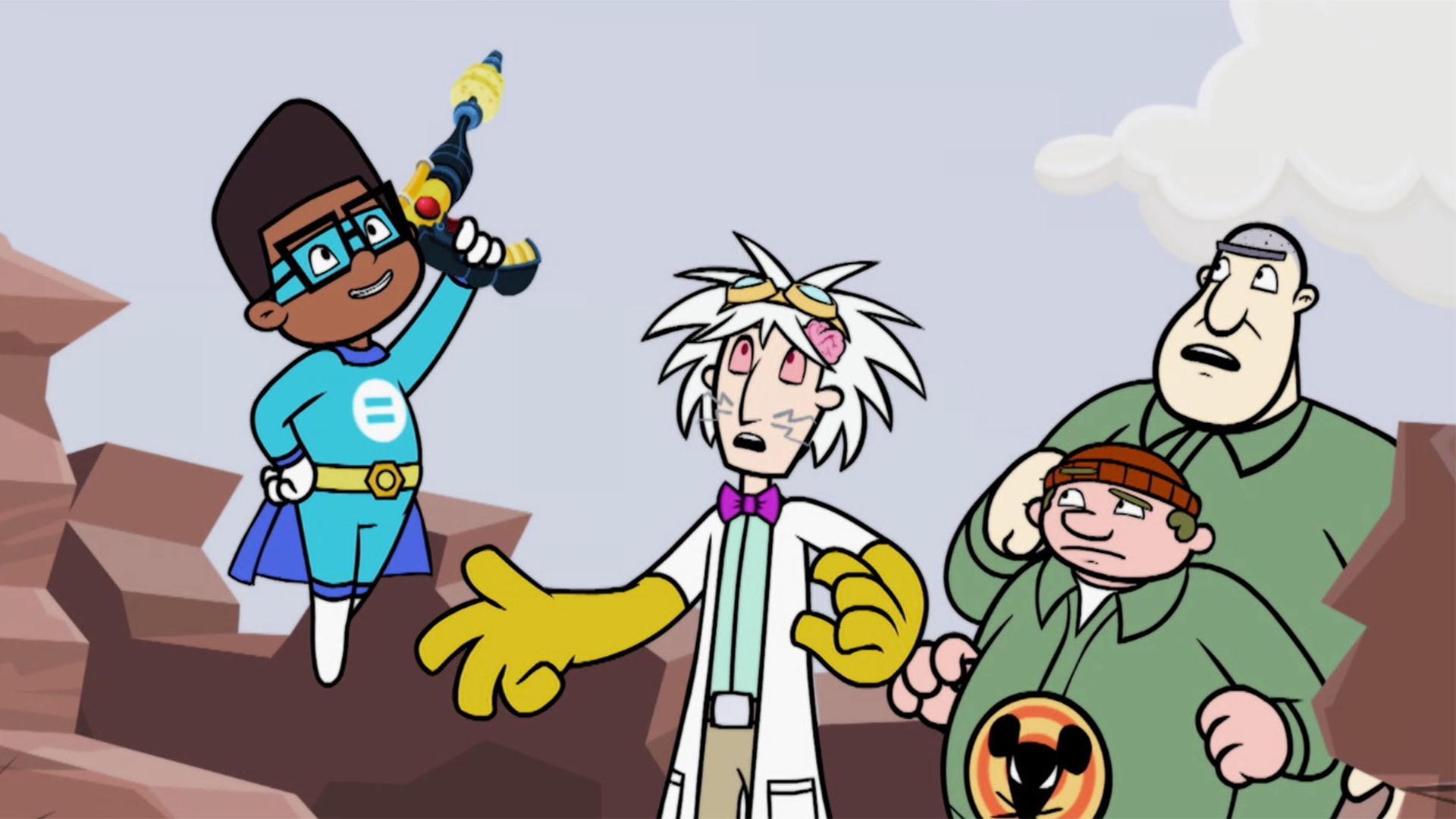 WordGirl and Dr. Two Brains get interrupted in the middle of an epic battle.
