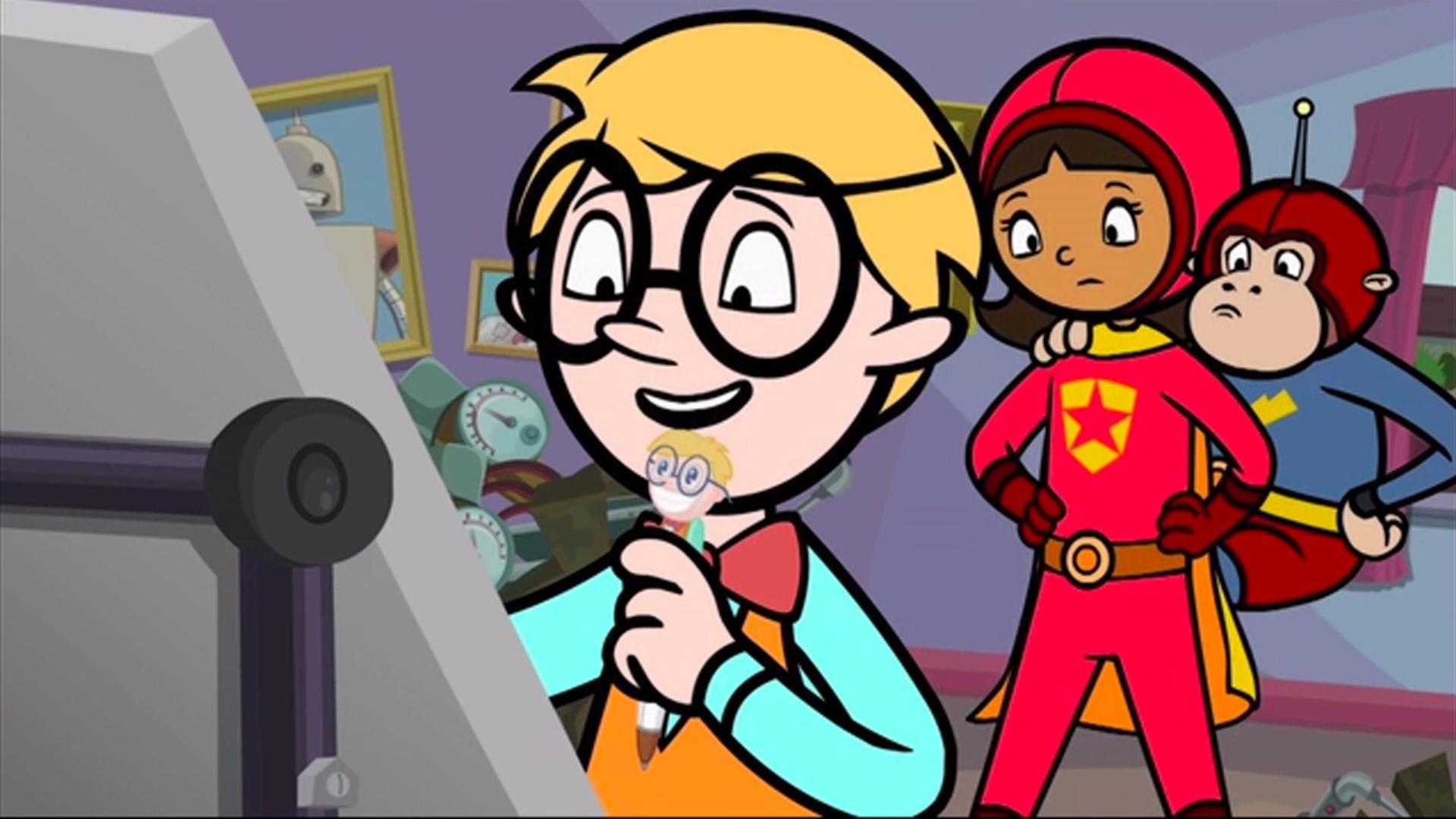 WordGirl convinces Toby to build a robot to help her