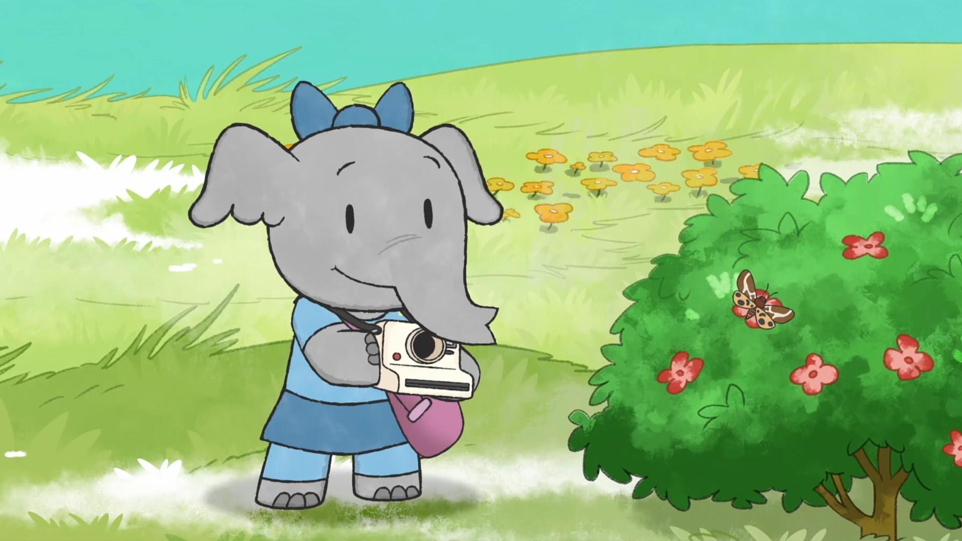 Ms. Badger teaches the kids a few tips for taking a good photo in nature!