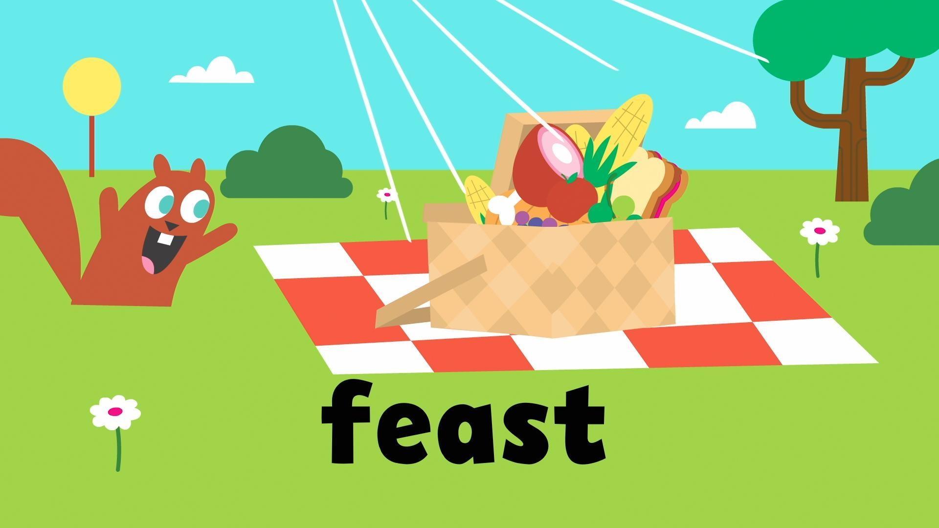 The word of the week is "feast"!