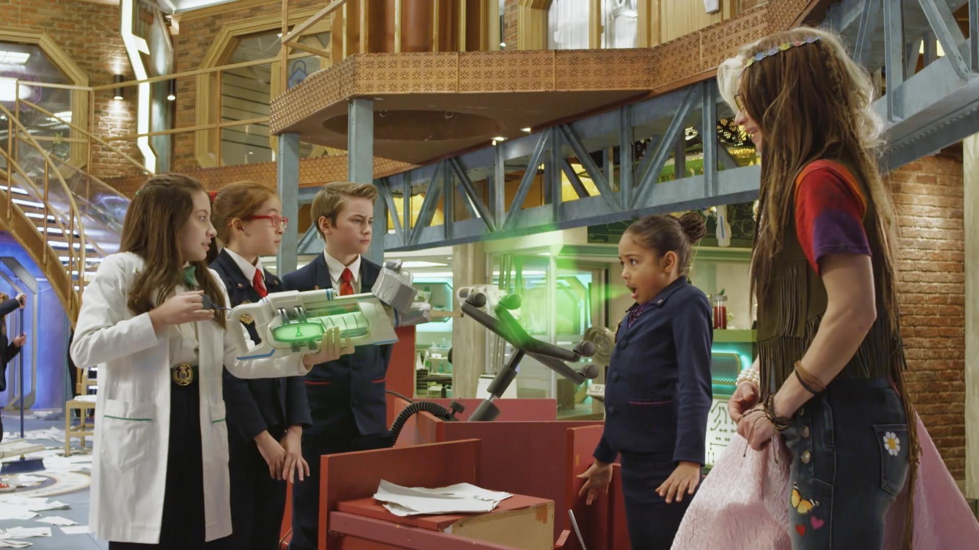 A villain steals Ms. O's voice. / Ohlm and Orchid have problems working together.