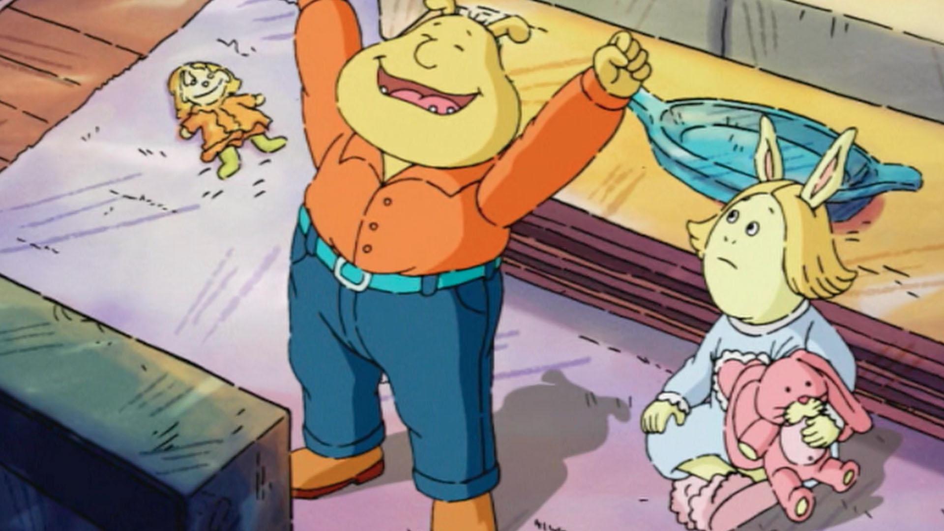 Muffy and Francine cheat to win student of the month./Binky introduces Emily to wrestling.