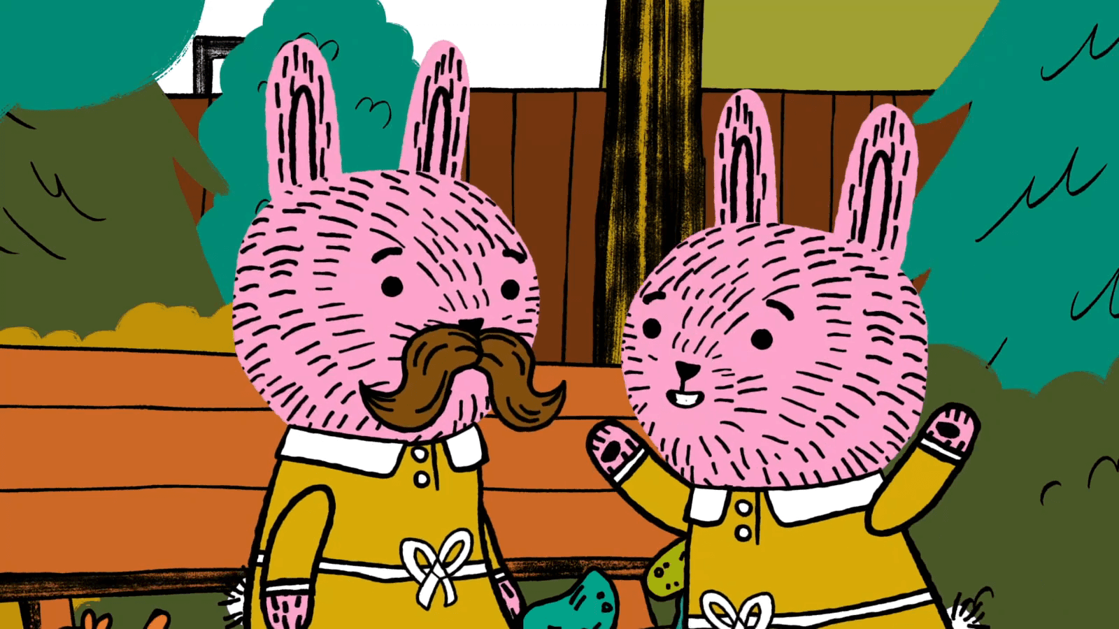 Nico is tired of being mistaken for Arugula./Carl is excited to play Lint Dino Monday!