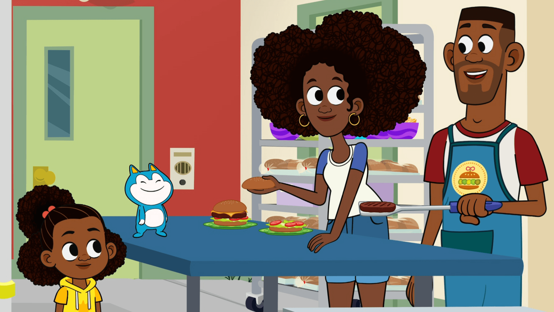 The Loops put on a community cookout.