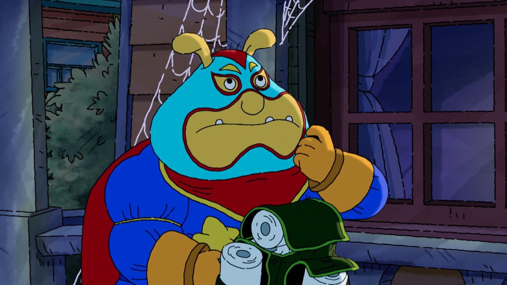 Binky is lured into Mr. Ratburn's haunted house with the promise of treasure.