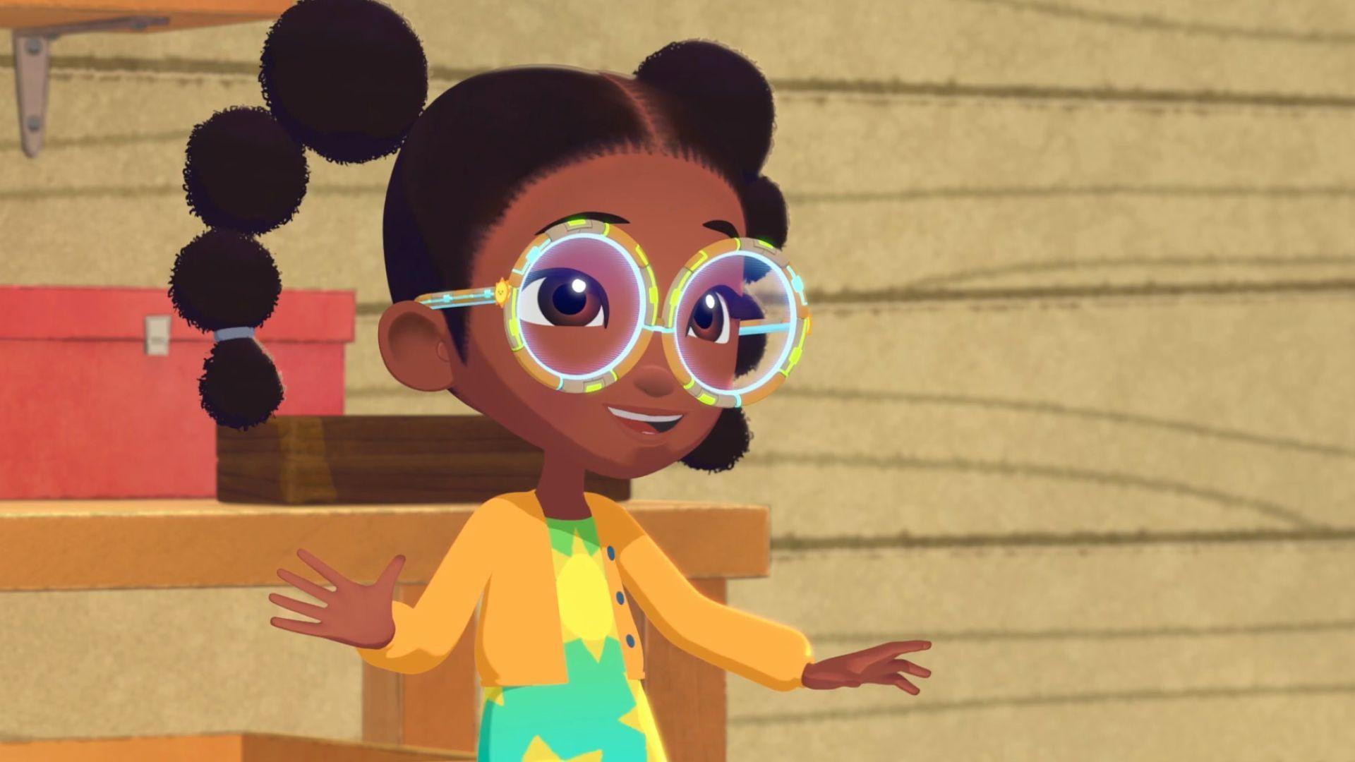 Lily discovers her Great Grandpa Wallace's workshop and the Flex Specs he made for her.