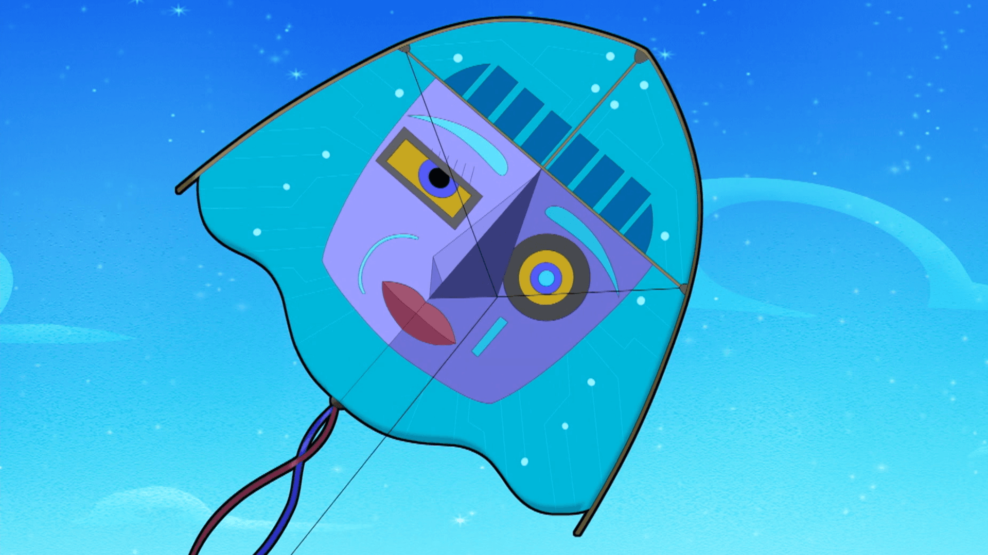 Digit enters a kite contest, but Hacker threatens the beach dunes.