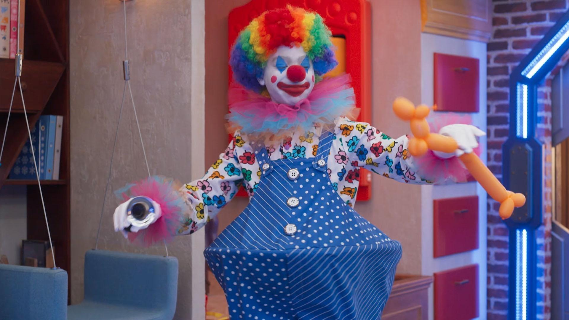 Omar has Clownitosis, and will eventually turn into a clown if the others can't cure him.