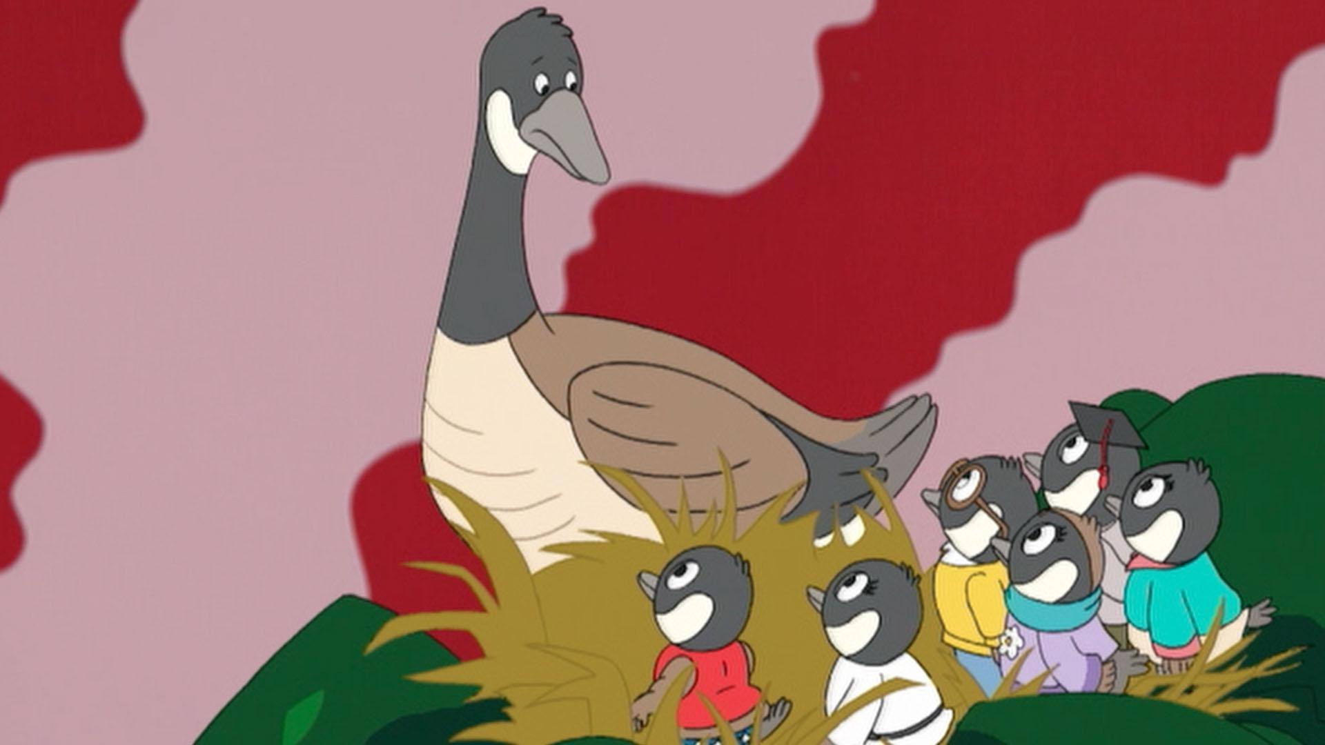 The gang begin to play the epic computer game, Best of the Nest!