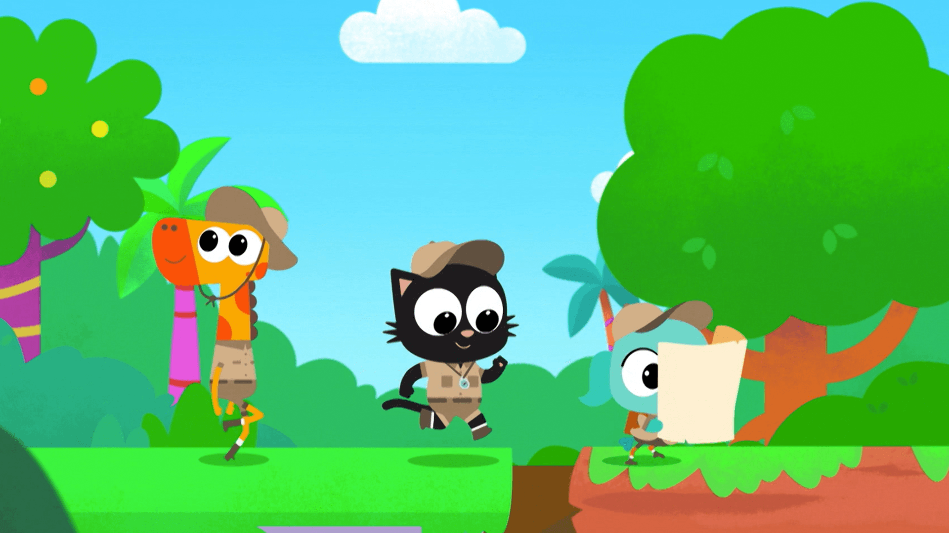 Milo, Lofty and Lark are transported to the jungle to embark on an exciting treasure hunt!