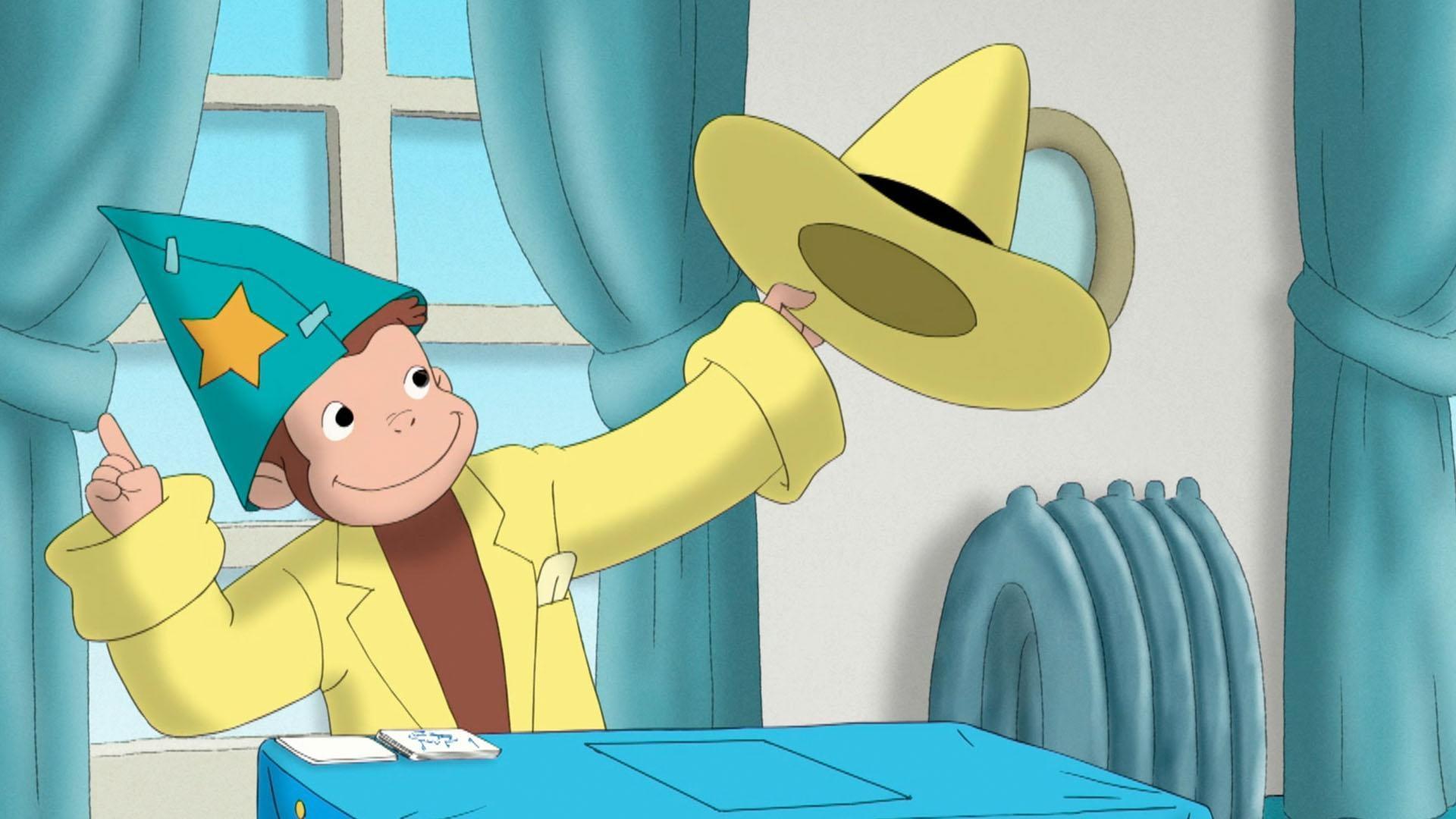 George learns magic from Marco. / George starts a cat-sitting business.