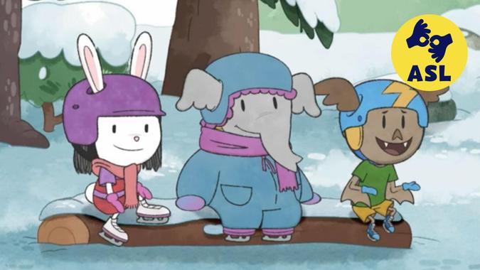 Elinor Wonders Why - Frozen Fish/Pirate Treasure (ASL) Video | PBS KIDS
