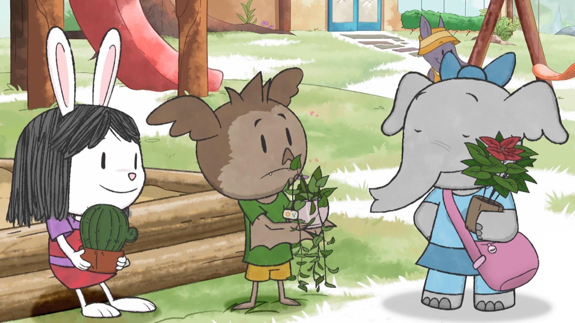 Elinor is disappointed to get a cactus for Plant Day, until she makes some observations!