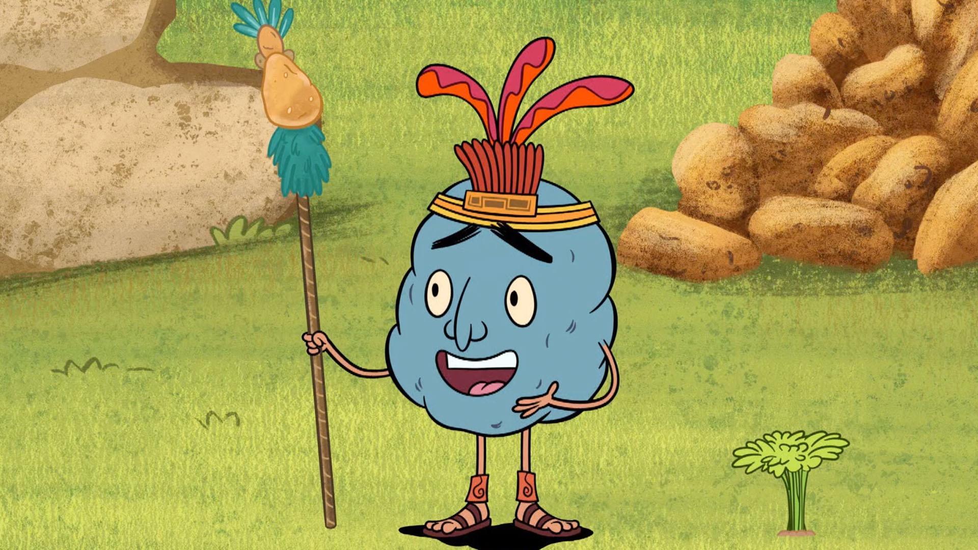 Andy learns to love potatoes from the help of the Potato King.