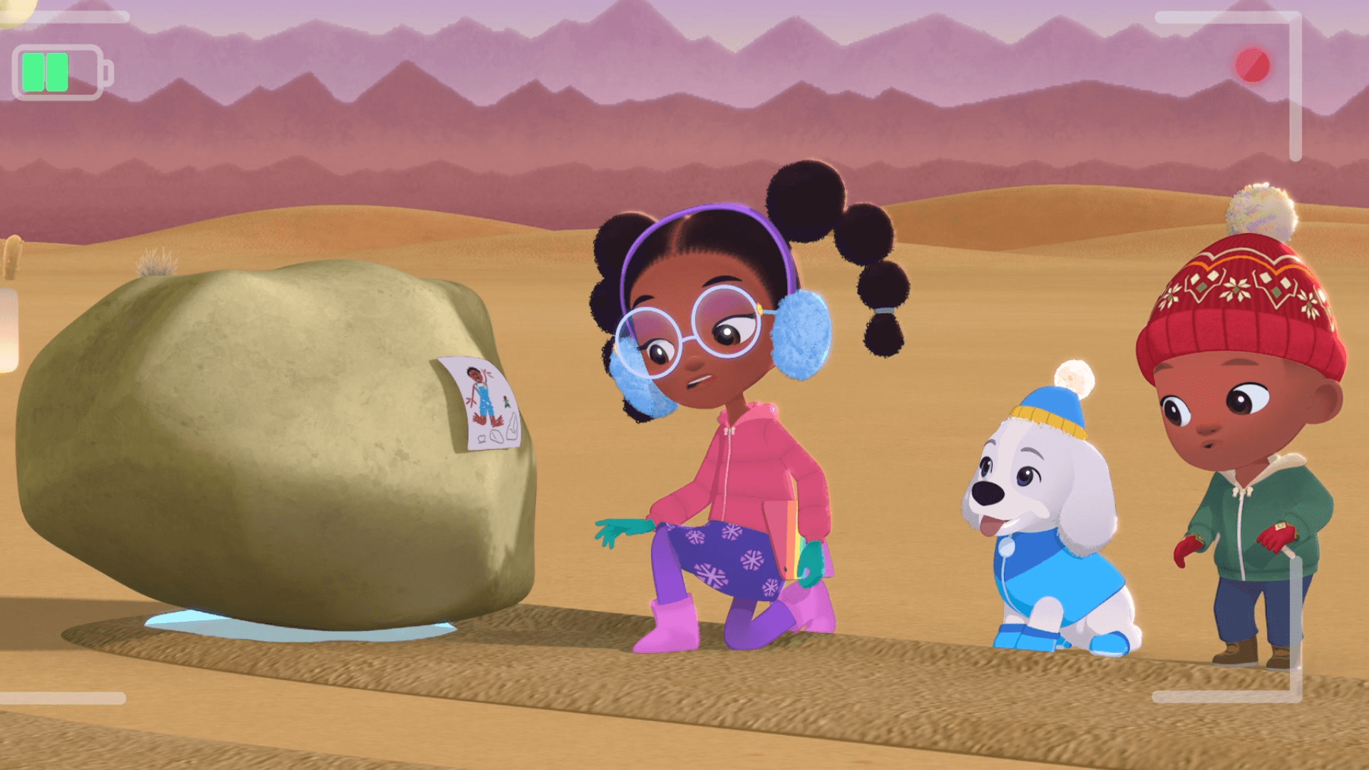 The Hunters figure out how the stones move based on observation and the data collected.