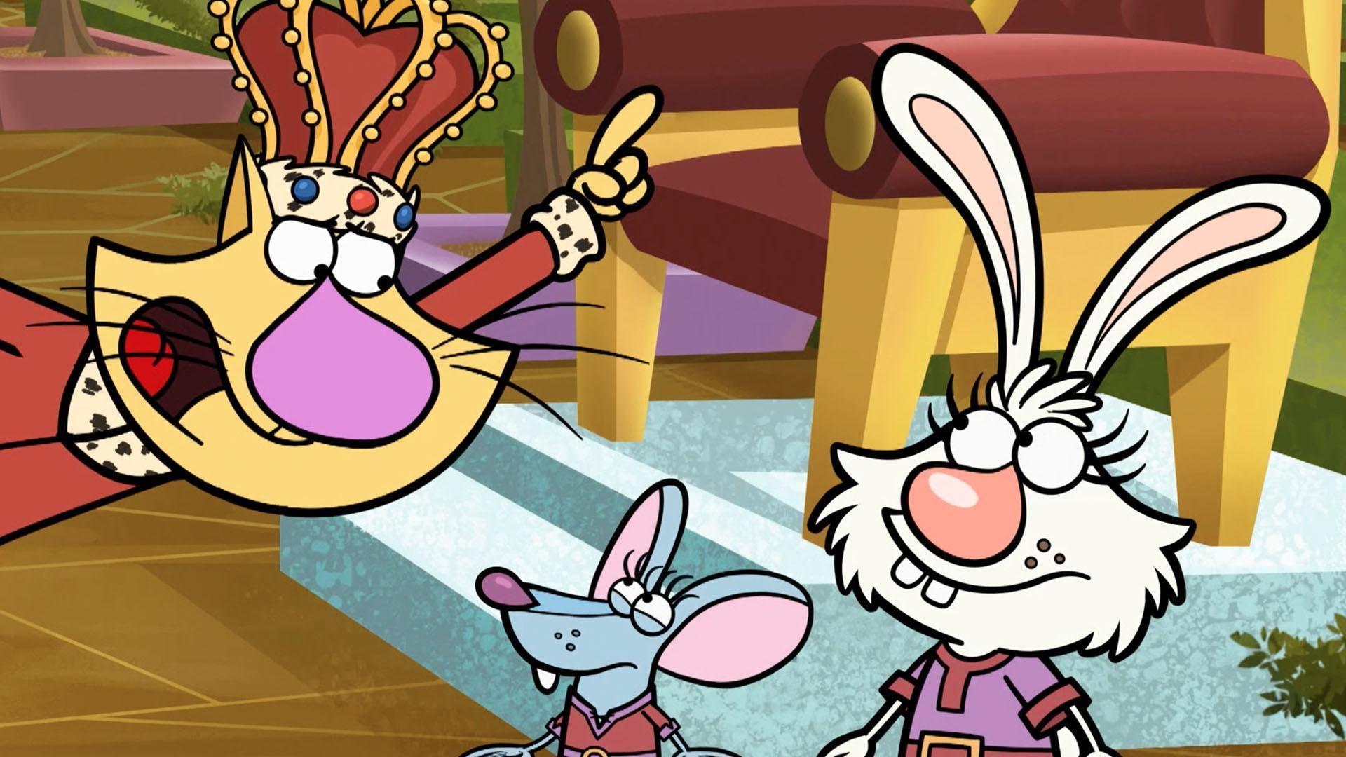 Nature Cat tells his made-up silly story of where the wind comes from.