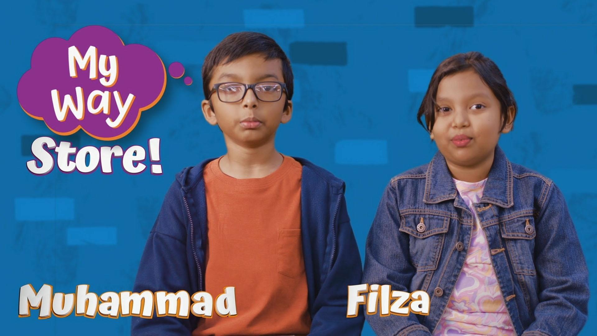 Muhammad and Filza give us a tour of their grandfather’s store, their way!